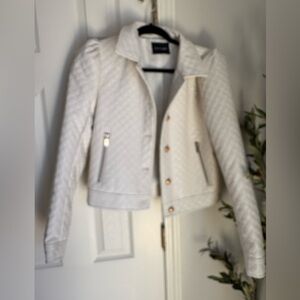 Dolce cabo White Quilted Jacket S